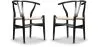 Lot de 2 chaises de salle à manger en bois - Style scandinave - Wish image 9