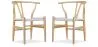 Lot de 2 chaises de salle à manger en bois - Style scandinave - Wish image 9