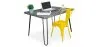 Ensemble de Bureau - Design Industriel 120cm - Hairpin + Chaise de Salle à Manger - Stylix image 9