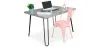 Ensemble de Bureau - Design Industriel 120cm - Hairpin + Chaise de Salle à Manger - Stylix image 9