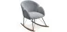  Fauteuil à Bascule avec Accoudoirs - Revêtu en Velours - Freia image 9