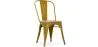Chaise de salle à manger - Design industriel - Acier et bois - Nouvelle édition - Stylix image 9