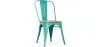 Chaise de salle à manger - Design industriel - Acier et bois - Nouvelle édition - Stylix image 9