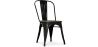 Chaise de salle à manger - Design industriel - Acier et bois - Nouvelle édition - Stylix image 9