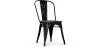 Chaise de salle à manger - Design industriel - Acier et bois - Nouvelle édition - Stylix image 9