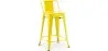 Tabouret de bar avec dossier - Design industriel - 60cm - Nouvelle édition - Stylix image 9
