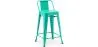 Tabouret de bar avec dossier - Design industriel - 60cm - Nouvelle édition - Stylix image 9
