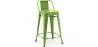 Tabouret de bar avec dossier - Design industriel - 60cm - Nouvelle édition - Stylix image 9