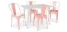 Pack Table à manger et 4 Chaises à manger Design industriel - Nouvelle édition- Bistrot Stylix image 9