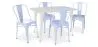Pack Table à manger et 4 Chaises à manger Design industriel - Nouvelle édition- Bistrot Stylix image 9