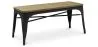 Banc - Design Industriel - Bois et Métal - Stylix image 9