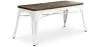 Banc Design Industriel - Bois et Métal - Stylix image 9