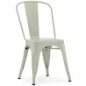 Chaise de salle à manger - Design industriel - Acier - Nouvelle édition - Stylix image 9