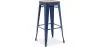 Tabouret de bar - Design industriel - Bois et acier - 76 cm - New Edition- Stylix image 9