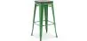 Tabouret de bar - Design industriel - Bois et acier - 76 cm - New Edition- Stylix image 9