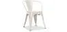 Chaise de salle à manger avec accoudoirs - Design industriel - Acier - Nouvelle édition - Stylix image 9