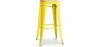 Tabouret de bar - Design industriel - Bois et acier - 76cm - Nouvelle édition - Stylix image 9