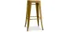 Tabouret de bar - Design industriel - Bois et acier - 76cm - Nouvelle édition - Stylix image 9