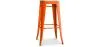 Tabouret de bar - Design industriel - Bois et acier - 76cm - Nouvelle édition - Stylix image 9