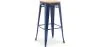 Tabouret de bar - Design industriel - Bois et acier - 76cm - Nouvelle édition - Stylix image 9