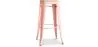 Tabouret de bar - Design industriel - Bois et acier - 76cm - Nouvelle édition - Stylix image 9