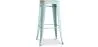 Tabouret de bar - Design industriel - Bois et acier - 76cm - Nouvelle édition - Stylix image 9