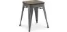 Tabouret de Bar Design Industriel - Bois & Métal - 45 cm - Nouvelle Edition - Stylix image 9