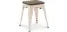 Tabouret de Bar Design Industriel - Bois & Métal - 45 cm - Nouvelle Edition - Stylix image 9
