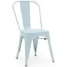 Chaise de salle à manger - Design industriel - Acier - Mat - Nouvelle édition -Stylix image 9