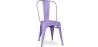 Chaise de salle à manger - Design industriel - Acier - Mat - Nouvelle édition -Stylix image 9