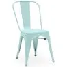 Chaise de salle à manger - Design industriel - Acier - Mat - Nouvelle édition -Stylix image 9