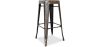 Tabouret de bar - Design industriel - 76cm - Stylix image 9