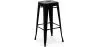Tabouret de bar – Style industriel – Acier – 76 cm – Stylix image 9