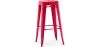 Tabouret de bar – Style industriel – Acier – 76 cm – Stylix image 9