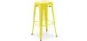 Tabouret de bar – Style industriel – Acier – 76 cm – Stylix image 9