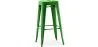 Tabouret de bar – Style industriel – Acier – 76 cm – Stylix image 9