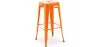 Tabouret de bar – Style industriel – Acier – 76 cm – Stylix image 9