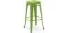 Tabouret de bar – Style industriel – Acier – 76 cm – Stylix image 9