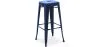 Tabouret de bar – Style industriel – Acier – 76 cm – Stylix image 9