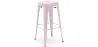 Tabouret de bar – Style industriel – Acier – 76 cm – Stylix image 9