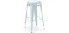 Tabouret de bar – Style industriel – Acier – 76 cm – Stylix image 9