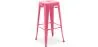 Tabouret de bar – Style industriel – Acier – 76 cm – Stylix image 9