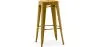 Tabouret de bar – Style industriel – Acier – 76 cm – Stylix image 9