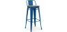 Tabouret de Bar - Design Industriel - Bois et Acier - 76cm - Stylix image 9