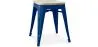 Tabouret de bar design industriel - Bois et acier - 45cm - Nouvelle édition - Stylix image 9