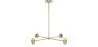 Lustre de plafond doré - Suspension design - 4 bras - Luba image 9