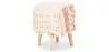 Tabouret Pouf Rond - Style Boho Bali - Batty  image 9