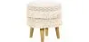 Tabouret Pouf Rond - Style Boho Bali - Debra  image 9