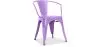 Chaise de salle à manger avec accoudoirs - Acier - Nouvelle édition - Stylix image 9