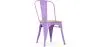 Chaise de salle à manger - Design industriel - Bois et acier - Stylix image 9